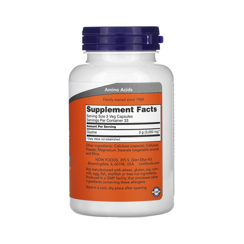 나우푸드 글리신 1000 mg 100정