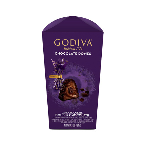 고디바 돔 초콜릿 더블 다크 초콜릿, 12개입, 124 g