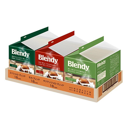 [Blendy] 블렌디 레귤러 커피 드립팩 3종 모음 (54봉)