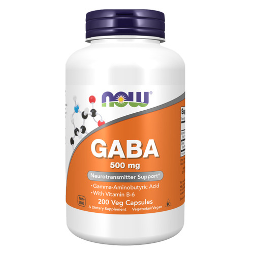 나우푸드 GABA 500mg, 200 베지캡슐