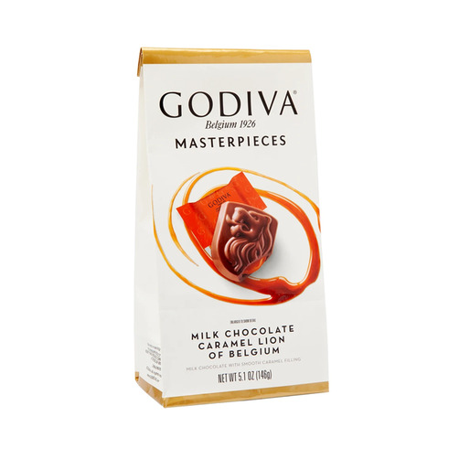 고디바 마스터피스 밀크 초콜렛 카라멜 라이언 오브 벨기에, 146g
