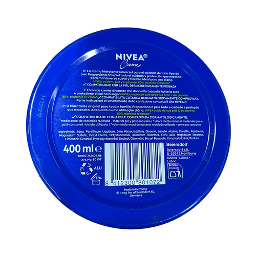 니베아 크림 400ml