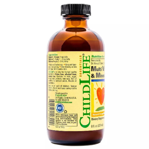 차일드라이프 멀티 비타민 & 미네랄 - 오렌지와 망고(8oz)