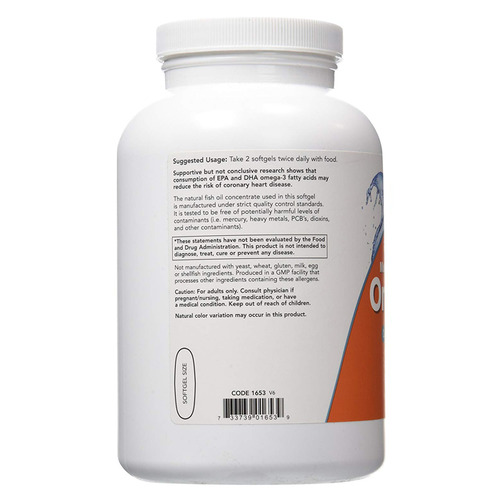 나우푸드 심장질환에 좋은 오메가-3 피쉬오일, 500소프트젤