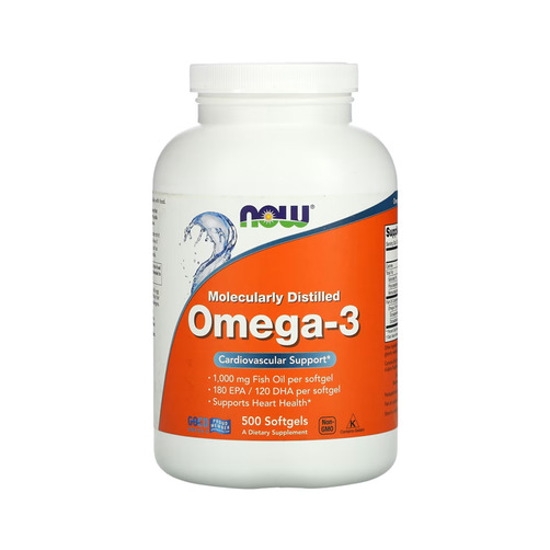 나우푸드 심장질환에 좋은 오메가-3 피쉬오일, 500소프트젤