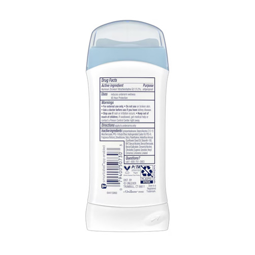 도브 땀억제 투명 데오드란트 오리지날, 74g