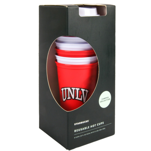 스타벅스 캠퍼스 컬렉션 핫 컵 UNLV 16 OZ 6 PK