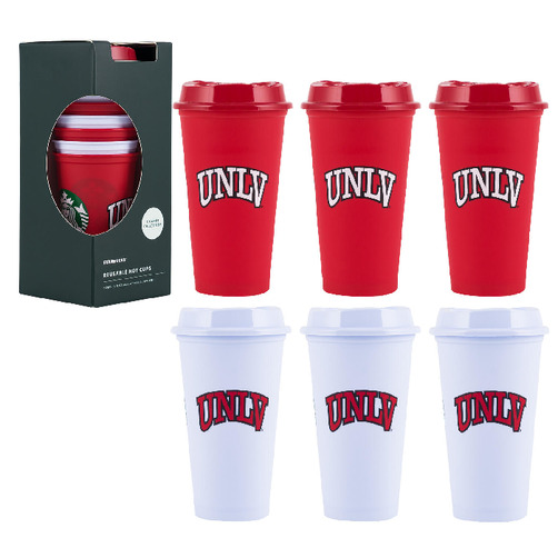 스타벅스 캠퍼스 컬렉션 핫 컵 UNLV 16 OZ 6 PK