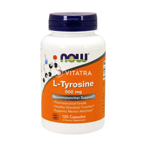 나우푸드 L-티로신 500mg, 120캡슐