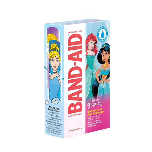 밴드에이드 디즈니 프린세스 방수밴드 15개입