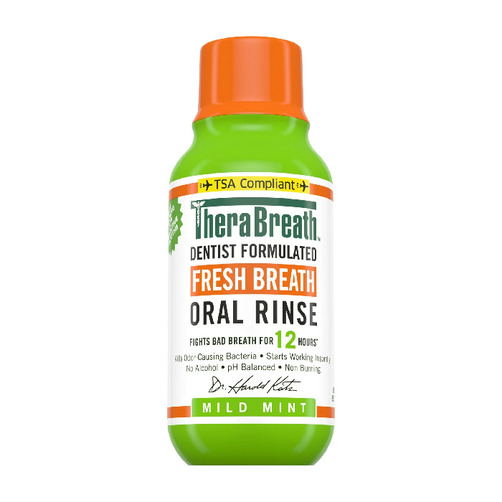 입냄새는 그만! 테라브레스 휴대용 오랄 린스 가글,  마일드 민트(88.7 ml)