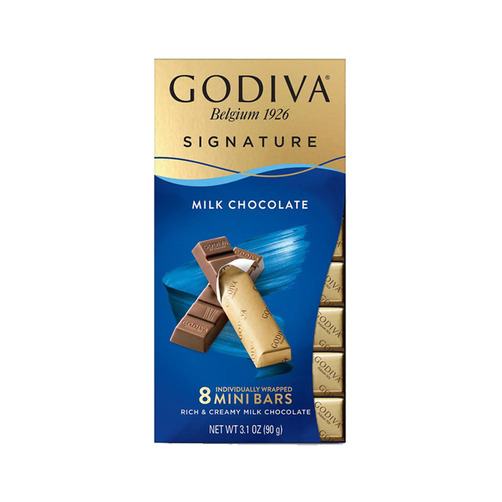 고디바 시그니처 밀크 초콜릿 미니바, 8개입