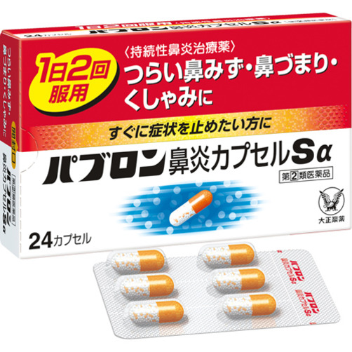 [다이쇼제약] 파브론 비염 캡슐 Sα - 24캡슐