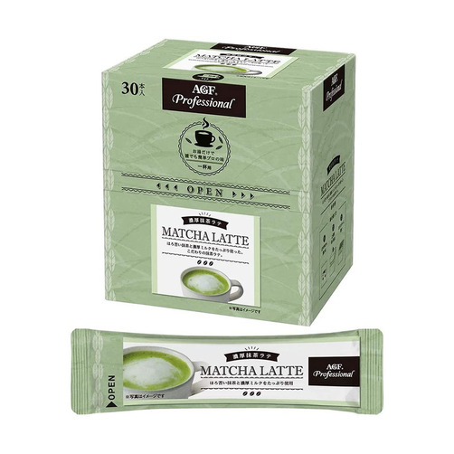 [AGF] Professional 프로페셔널 1잔 시리즈 스틱형 8종 - 진한 말차라떼 30P