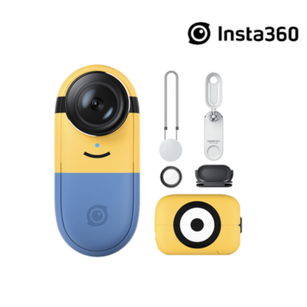 [Insta360] 한정판 인스타360 go2 한정판 미니언즈 방수 FlowState 스포츠 카메라 액션캠 - 기본형