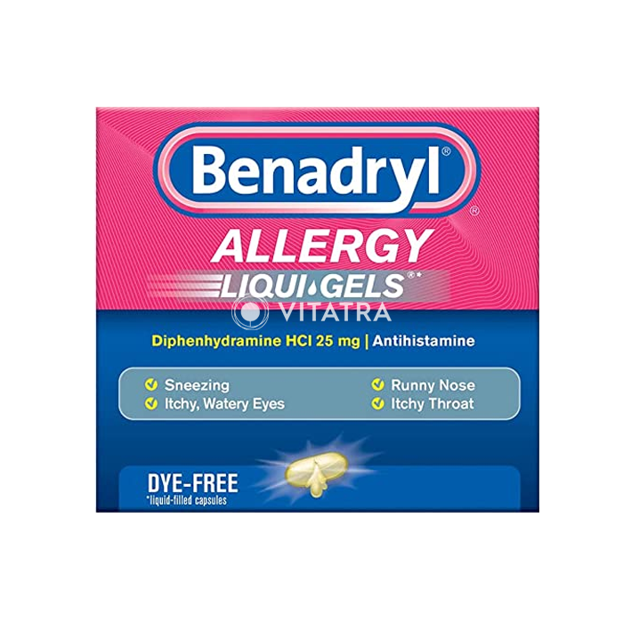 베나드릴 알러지 항히스타민제 HCI 25mg 24 리퀴드젤