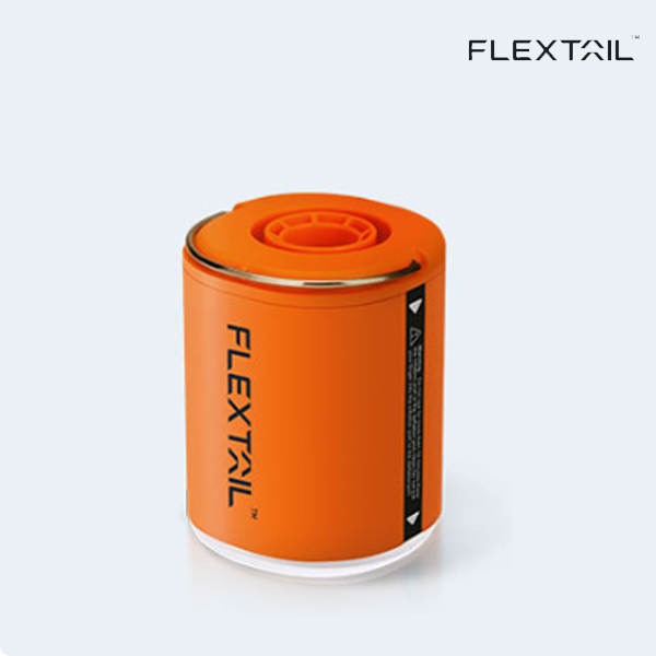 최신형 Flextailgear 맥스펌프 TINY PUMP 2X 에어펌프 램프 기능 휴대식 아웃도어 캠핑 TY2X  미니 에어펌프 - 오렌지