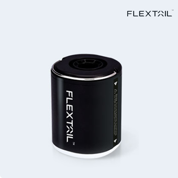 최신형 Flextailgear 맥스펌프 TINY PUMP 2X 에어펌프 램프 기능 휴대식 아웃도어 캠핑 TY2X  미니 에어펌프 - 블랙