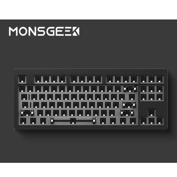 MONSGEEK 기계식 게임밍 키보드 M3 커스텀 DIY 키보드 키트 87키 - 블랙