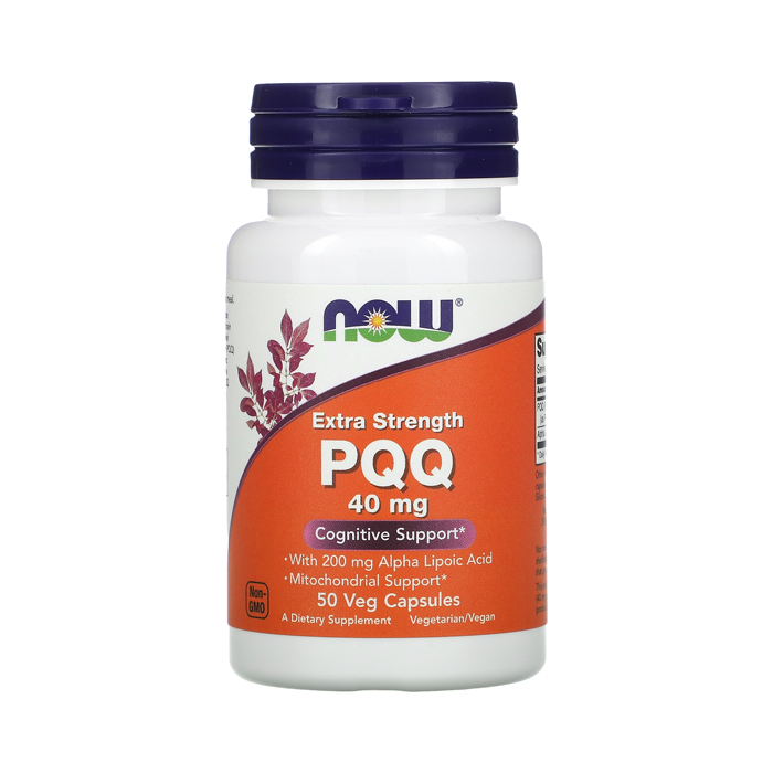 나우푸드 엑스트라 스트렝스 pqq(피로로퀴놀린 퀴논) 40 mg, 50 베지캡슐