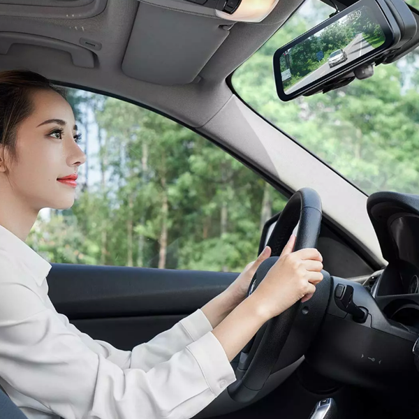 신상 [샤오미] 미지아 미홈 백미러 겸 차량용 블랙박스+70mai 후방카메라 세트