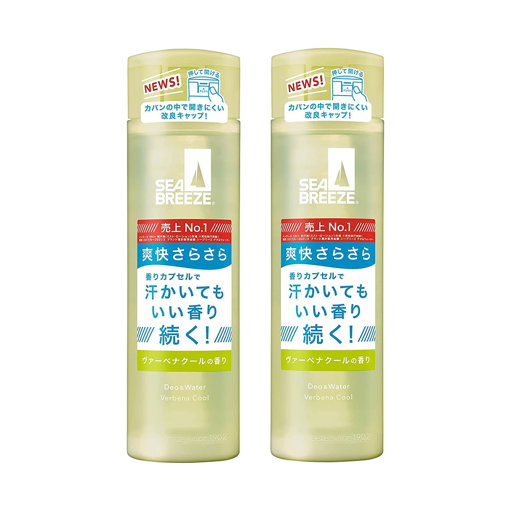 [SHISEIDO] SEABREEZE 씨브리즈 데오워터 160ml 2개 세트 - 버베나 쿨향