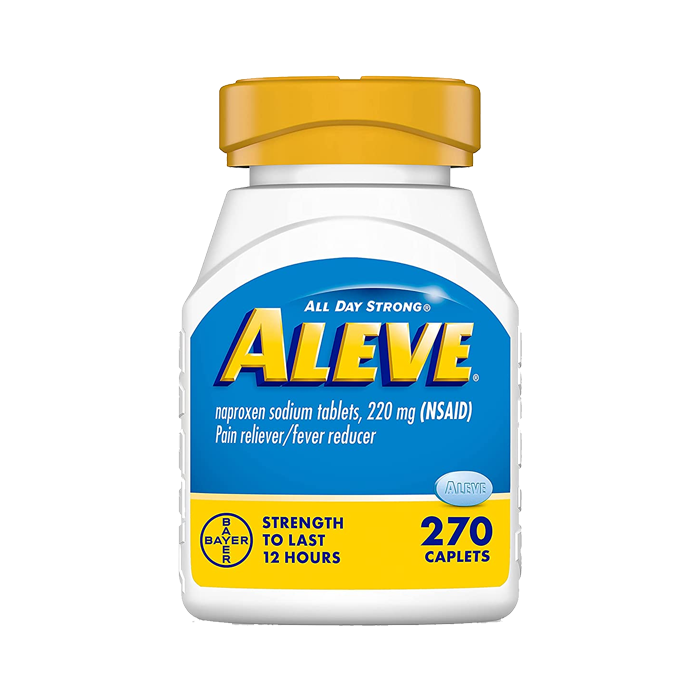 얼리브 나프록센 220mg (NSAID) 통증 완화제/해열제, 270 캐플릿