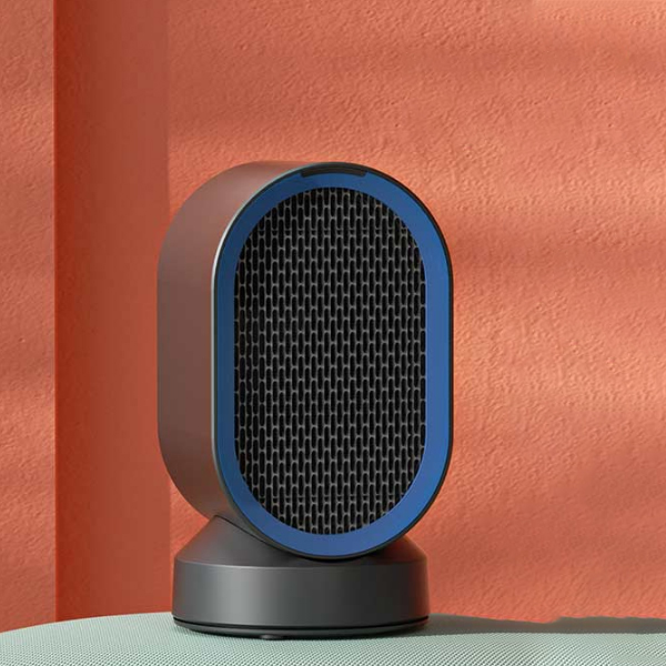 DOUHE 탁상 온풍기 히터 냉풍기 온풍기 사계절 사용가능 - 블랙