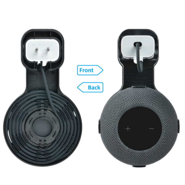 펀치 없는 HomePod mini 홈팟 미니 벽 걸이 애플 스피커  수납 브라켓 - 유럽형 적용버전 - 블랙