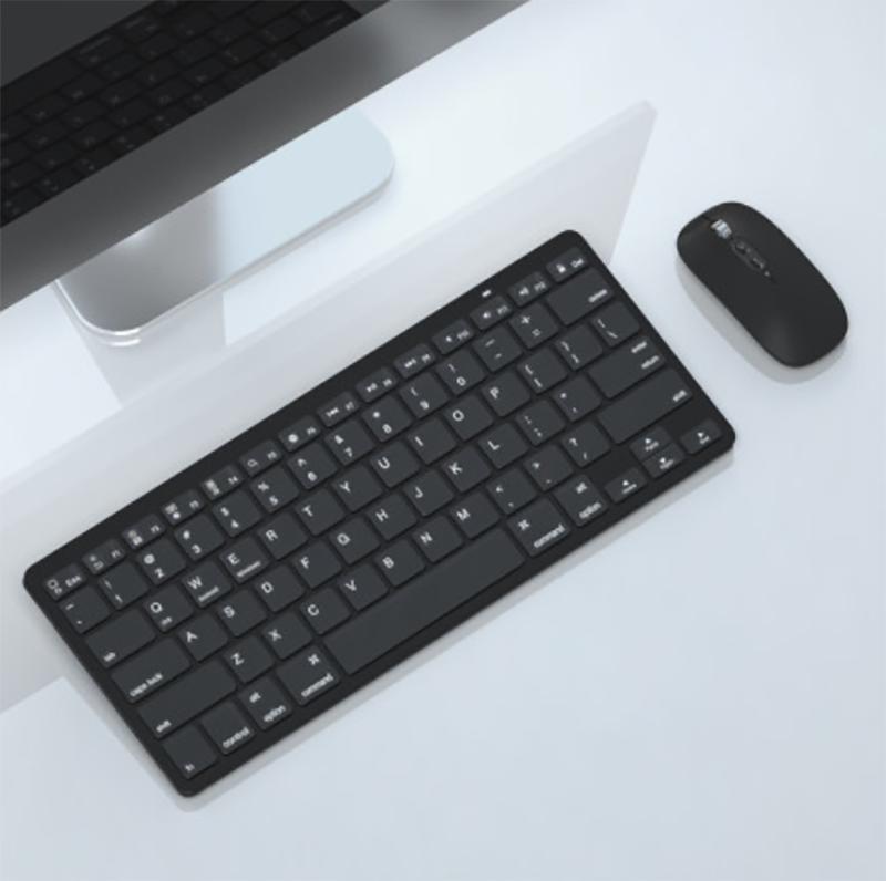 ★무료배송★K3 미니 블루투스 키보드 맥북 아이패드 연결 키보드 macbook  Ipad 블루투스 키보드 - 키보드+마우스세트 블랙