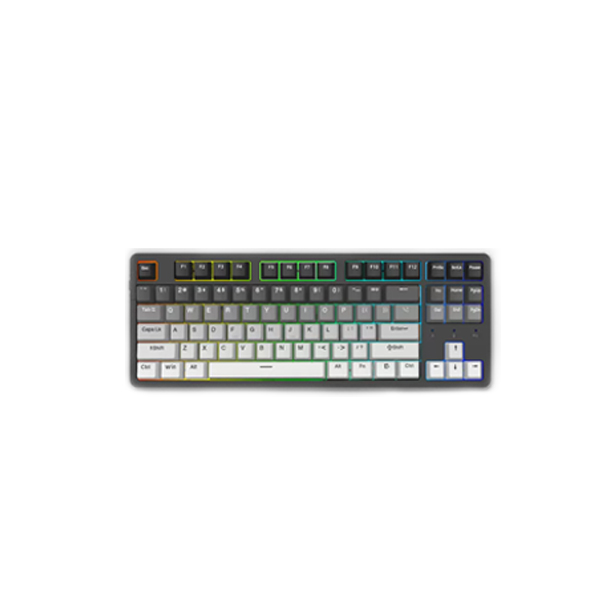 DAREU 다얼유 유무선 기계식 키보드 A87 PRO 블루투스 2.4g 게이밍 키보드 - 스카이축_블랙 그라데이션 유/무선