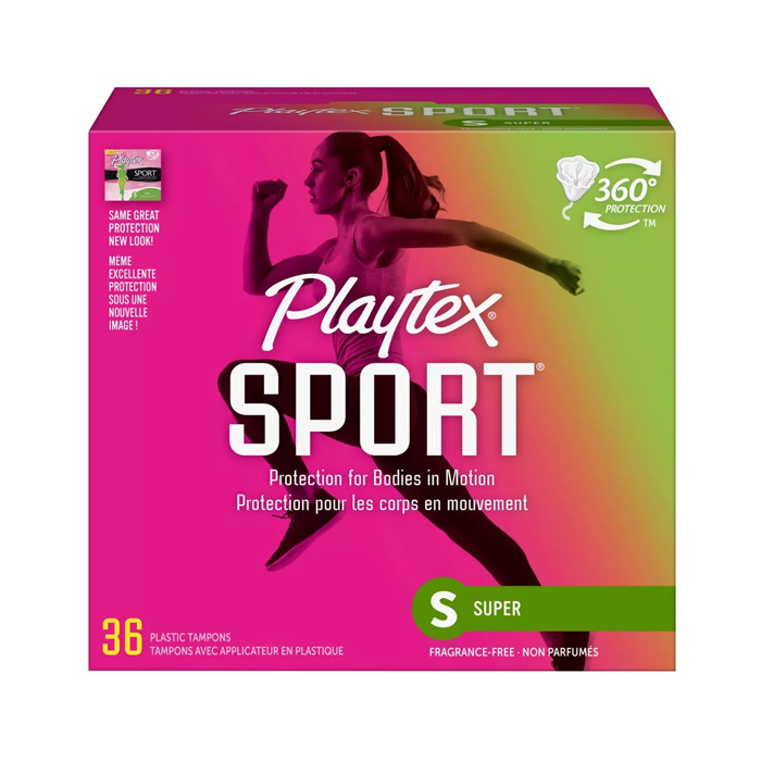 플레이텍스 스포츠 탐폰 슈퍼사이즈, 36개입