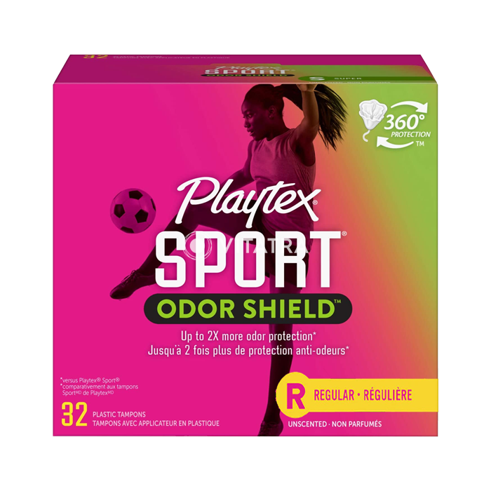 플레이텍스 스포츠 탐폰 무향 레귤러사이즈, 32개입