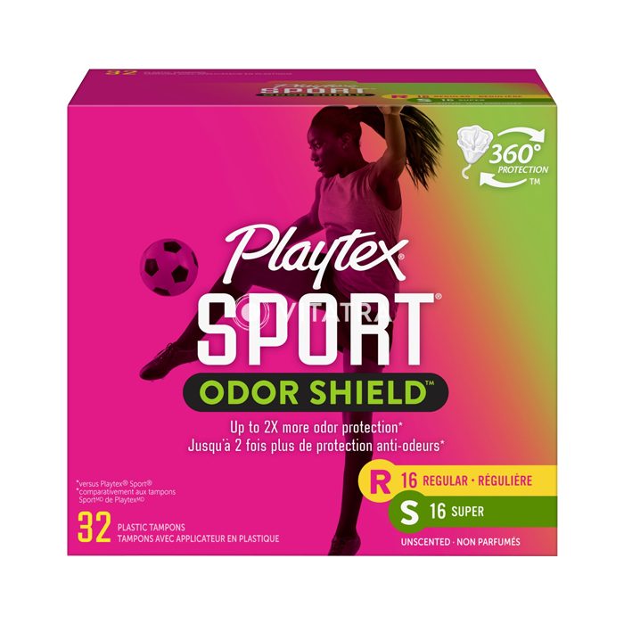 플레이텍스 스포츠 탐폰 무향 레귤러 &amp; 슈퍼사이즈 멀티팩, 32개입