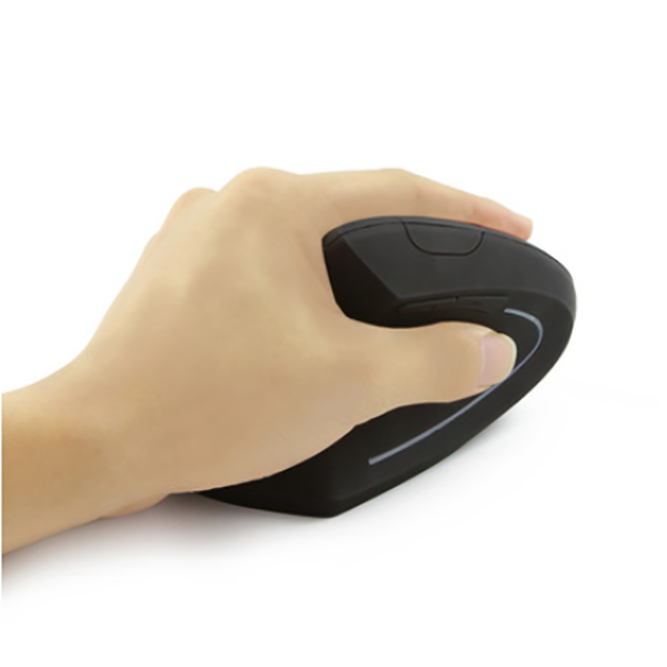 ★무료배송★2.4Hz 충전식 USB 마우스, 인체공학 무선 마우스 - 왼손용 마우스