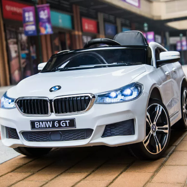 23년 BMW 6시리즈 GT 전기 전동차 푸쉬카 자동차 리몬컨 - 4륜구동+ 가죽좌석_화이트