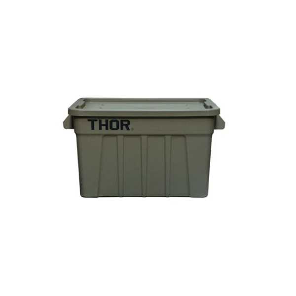 토르박스 Thor 캠핑 컨테이너 박스 53L/75L 수납함 - 75L_밀리터리 그린
