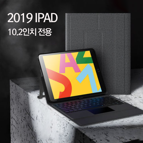 무료배송 BENKS ipadpro 키보드 케이스, 아이패드 블루투스 키보드 터치패널 11인치,12.9인치 용 - 2019 ipad 10.2인치전용