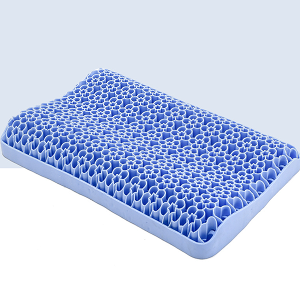 어린이용 키즈용 TPE 기능성 실리콘 베개 경추보호 통기성 좋은 젤리베개 - 블루